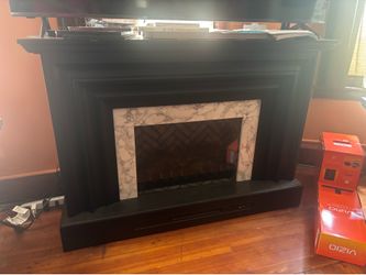 Brown Fire place