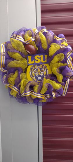 LSU Wreath 