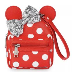 Minnie Mouse Wristlet By Loungefly
