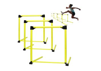 3Pcs Hurdles Training Equipment, Adjustable Height Hurdles Track and Field