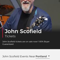 Scofield Tickets