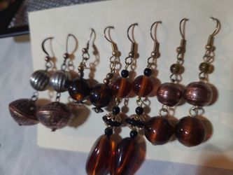 Vintage Glass Bead Earrings