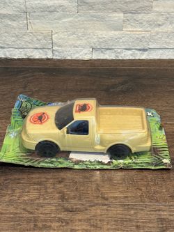 Vintage 90s Dinosaur Safari Adventure Truck Toy NOS Jurassic Park Style Unopened