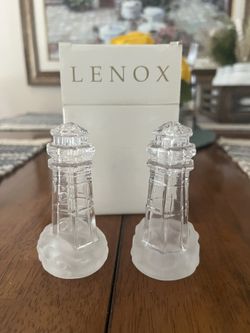 LENOX Lighthouse Salt & Pepper Shakers