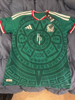 Mexico x Peso Pluma Authentic Adidas Home Jersey Playera Green WORLD CUP 26