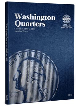 Washington Quarters 1965 thru 1987 Brand New Whitman Coin Album!!~(IVID#1606)