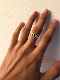 10K crown ring