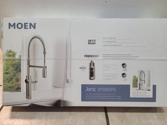 BRAND NEW Moen Joric Spot Resistant Stainless Single Handle Pull Down Kitchen Faucet with Sprayer