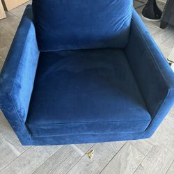 Blue Accent Chair 