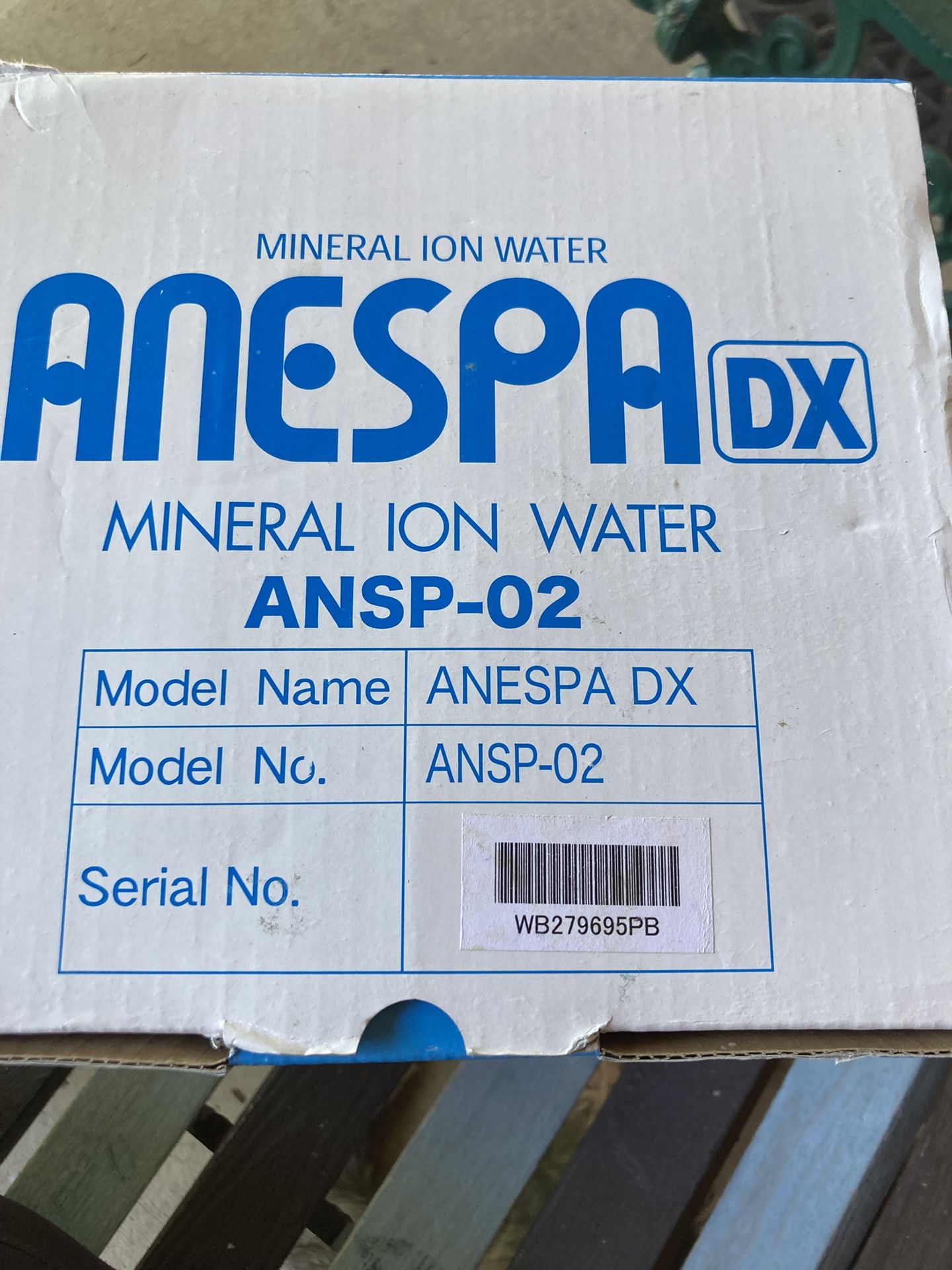 Anespa DX Mineral Ion Water 