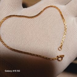 Pretty Gold Bracelet 925 Stamped And Tested.