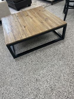 Rustic/metal Coffee Table