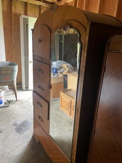 Antique Solid Wood Dresser/armoir 