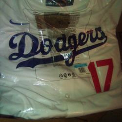 Dodger #17 Nike Baseball Jersey 