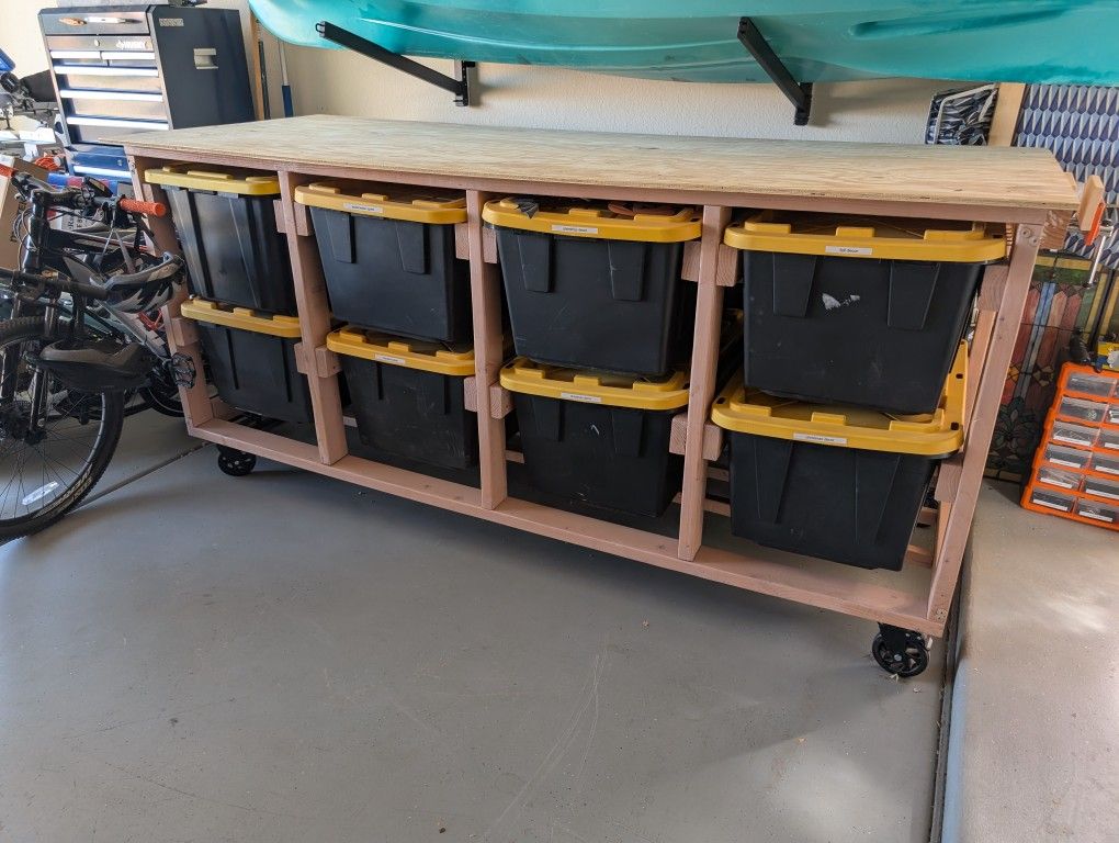 Garage Tote Storage
