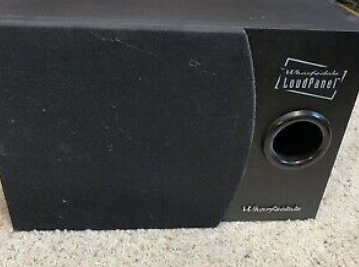 Wharfedale PPS-1 PPX-1 Loud Panel Speakers and Subwoofer