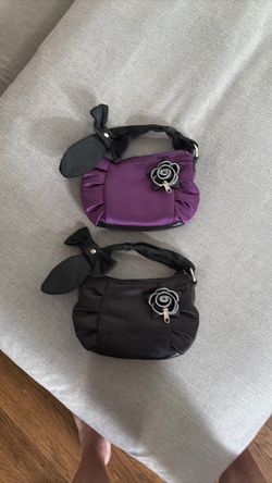 Mini Ruffle Shoulder Bags Set of Two