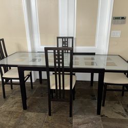 Domitalia Table With 4 Chairs Extendable Made In Italy 