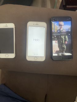 iPhone 5, iPhone 6s and iPhone 7