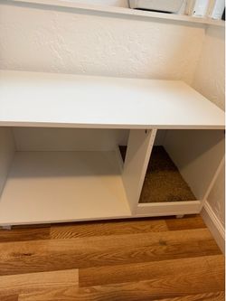 Modern White Storage Cabinet / Console Table