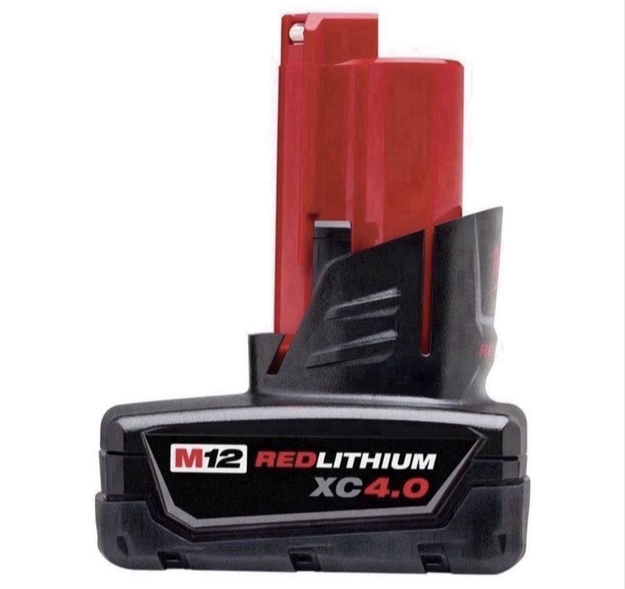 New - Milwaukee M12 12-Volt Lithium-Ion XC Extended Capacity 4.0 Ah