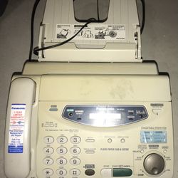 Panasonic Model KX-FP121; Compact Plain Paper Fax Machine Copier and T
