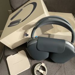 Blue AirPods Max Wireless Headphones