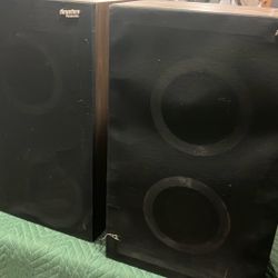 Panasonic Thruster Speakers Older, But Still Work Come And Get Them