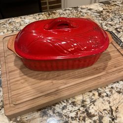 De Silva Red Dutch Oven