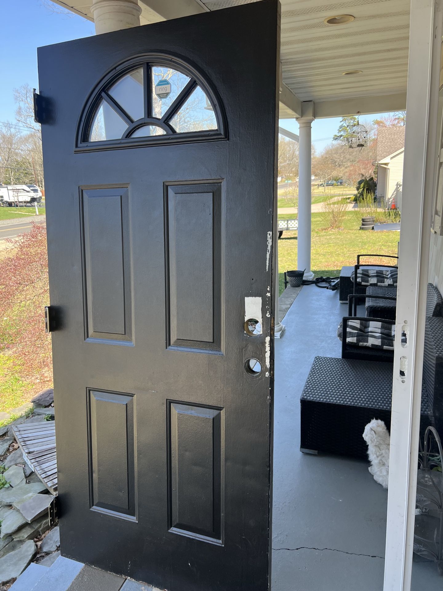 Door and screen door