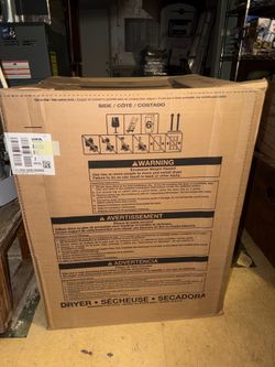 NEW Sealed Whirlpool WED8620HC 7.4 UV cu ft Electric Dryer Chrome Shadow - Never Used