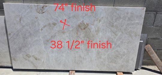 Taj Mahal Quarzite island 74"x38" 1/2"