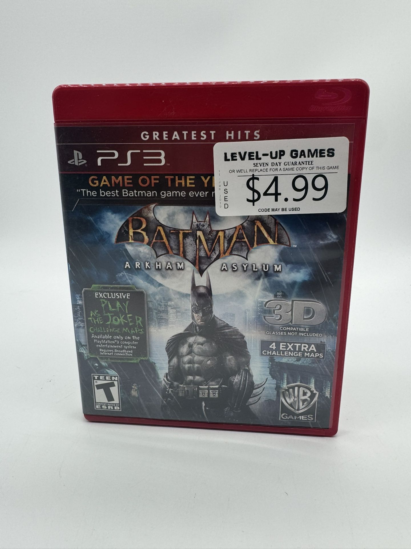 Batman Arkham Asylum Game of the Year Edition (Sony PlayStation 3, PS3) Tested