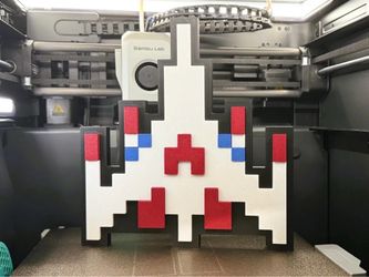 Galaga 8bit Wall Art
