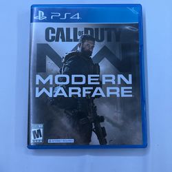 Ps4 Call Of Duty Modern Warfare
