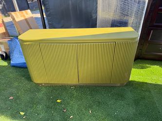Yellow-Green Two-Door Sideboard Tv counsel