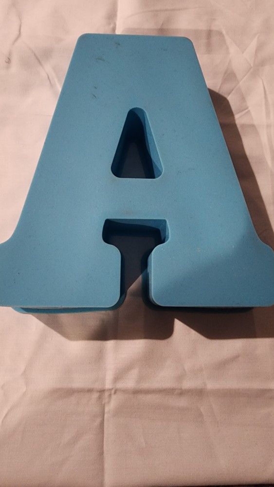 6 Inch Silicone Alphabet Letter