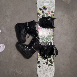 Burton Snowboard And Boots