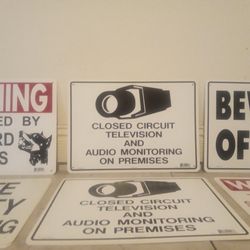 Private Property And Warning Signs