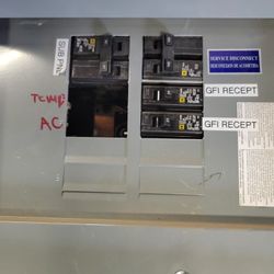 100 Amp Temporary Power Panel With Riser