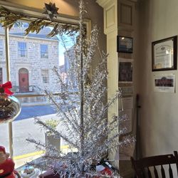 Vintage Silver Taper Artificial Tree