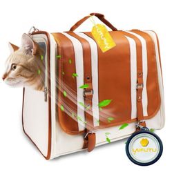“New”Luxury Cat/dog,etc. Carrier Car Seat(ventilated)retail$69
