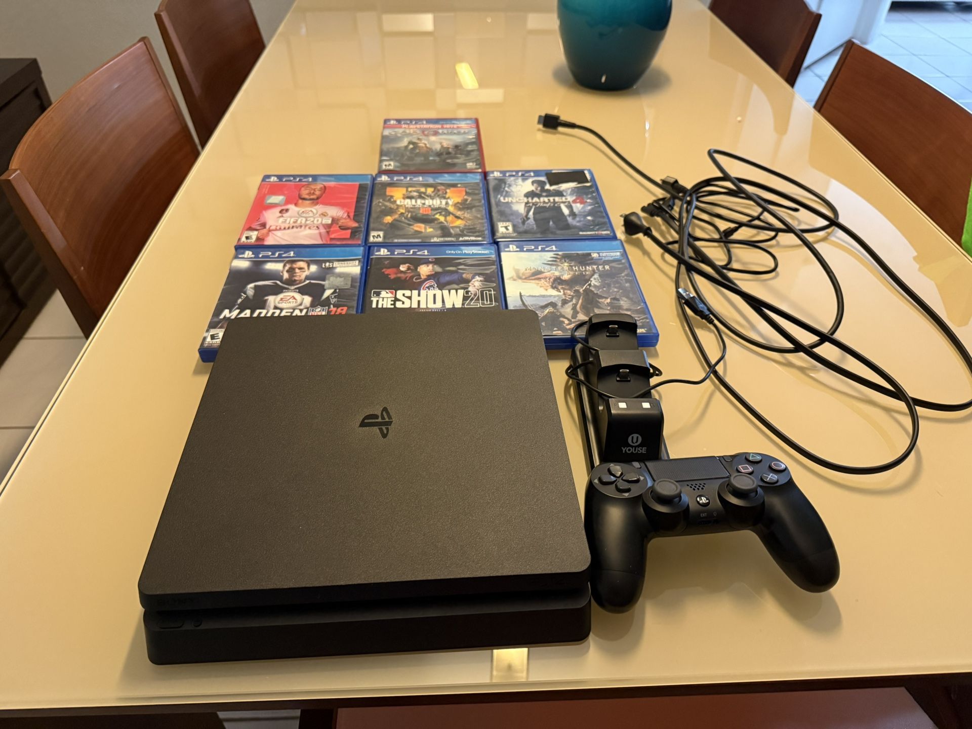 Ps4 Slim Blak New 1t Hard Disk