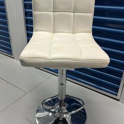White Stool Chair