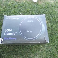 BOBI CLASSIC BLACK BERRY ROBOTIC VACUUM CLEANER AND MOP