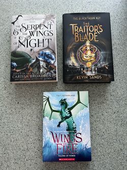 Fantasy Book Bundle: The Serpent & the Wings of Night, The Traitor's Blade, and Wings of Fire