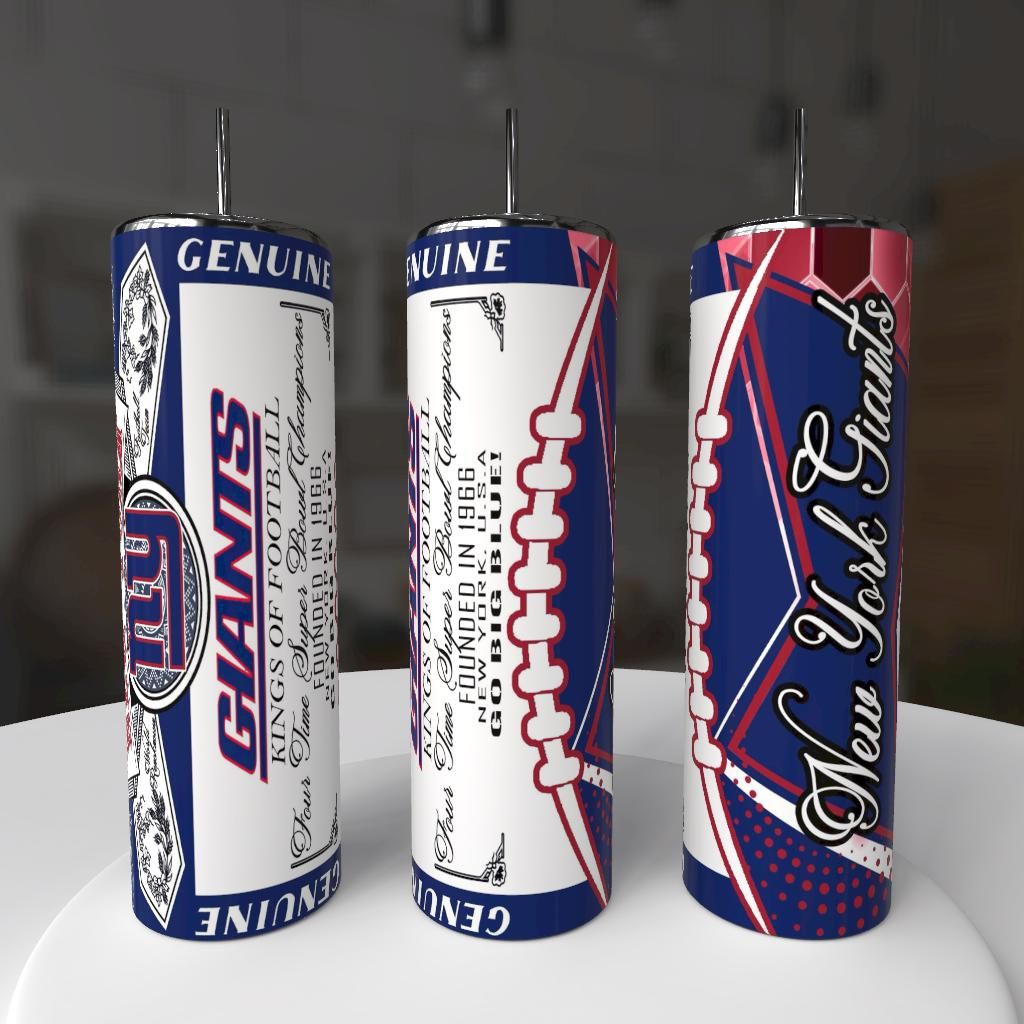 New York Giants Football Tumbler