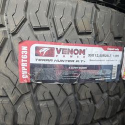 35X12.50R26 TIRE VENOM TERRA HUNTER R/T