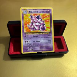 Nidoking Non Holo Evolutions Pokemon Card