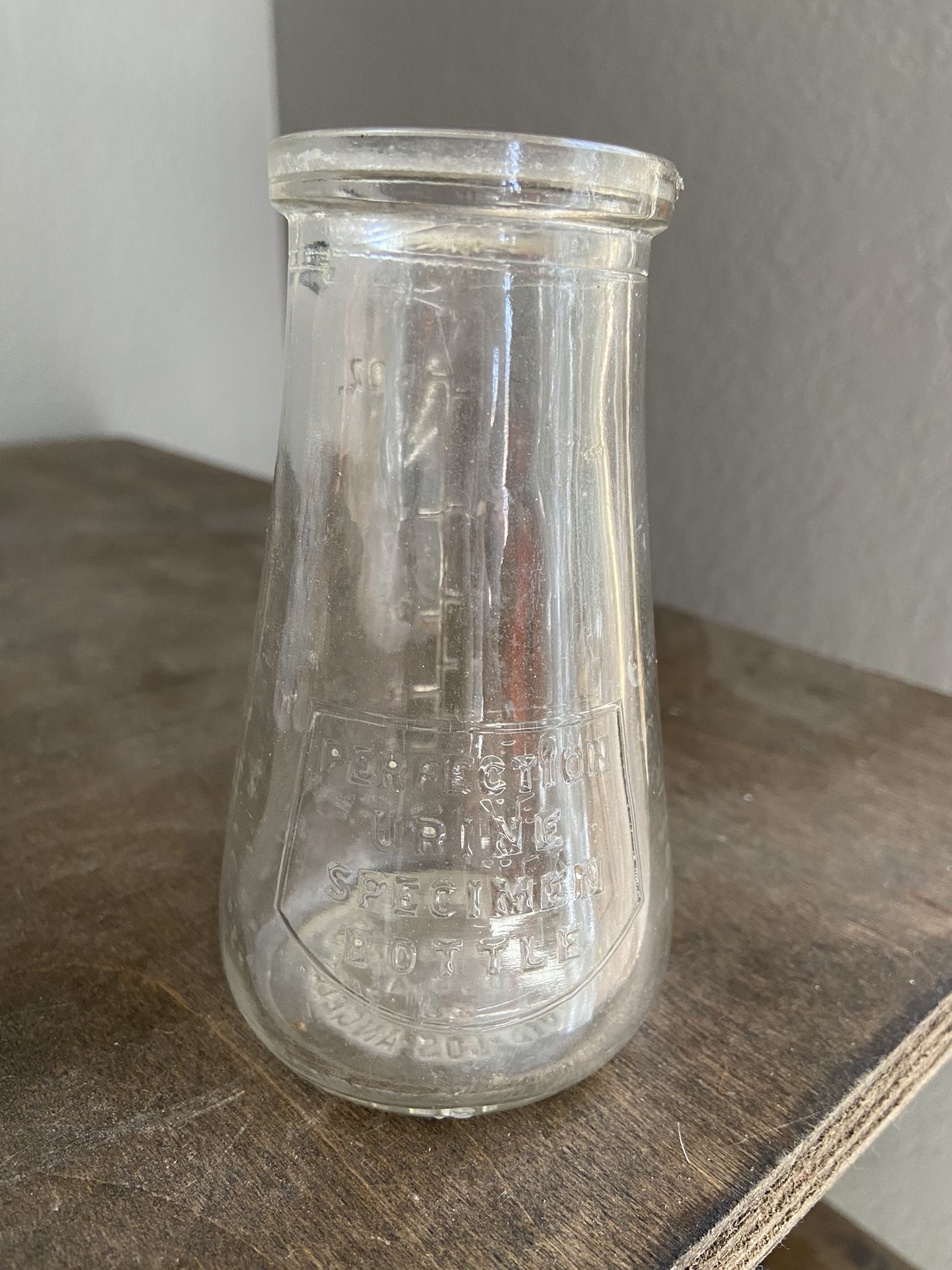 Antique Glass Urine Specimen Jar 